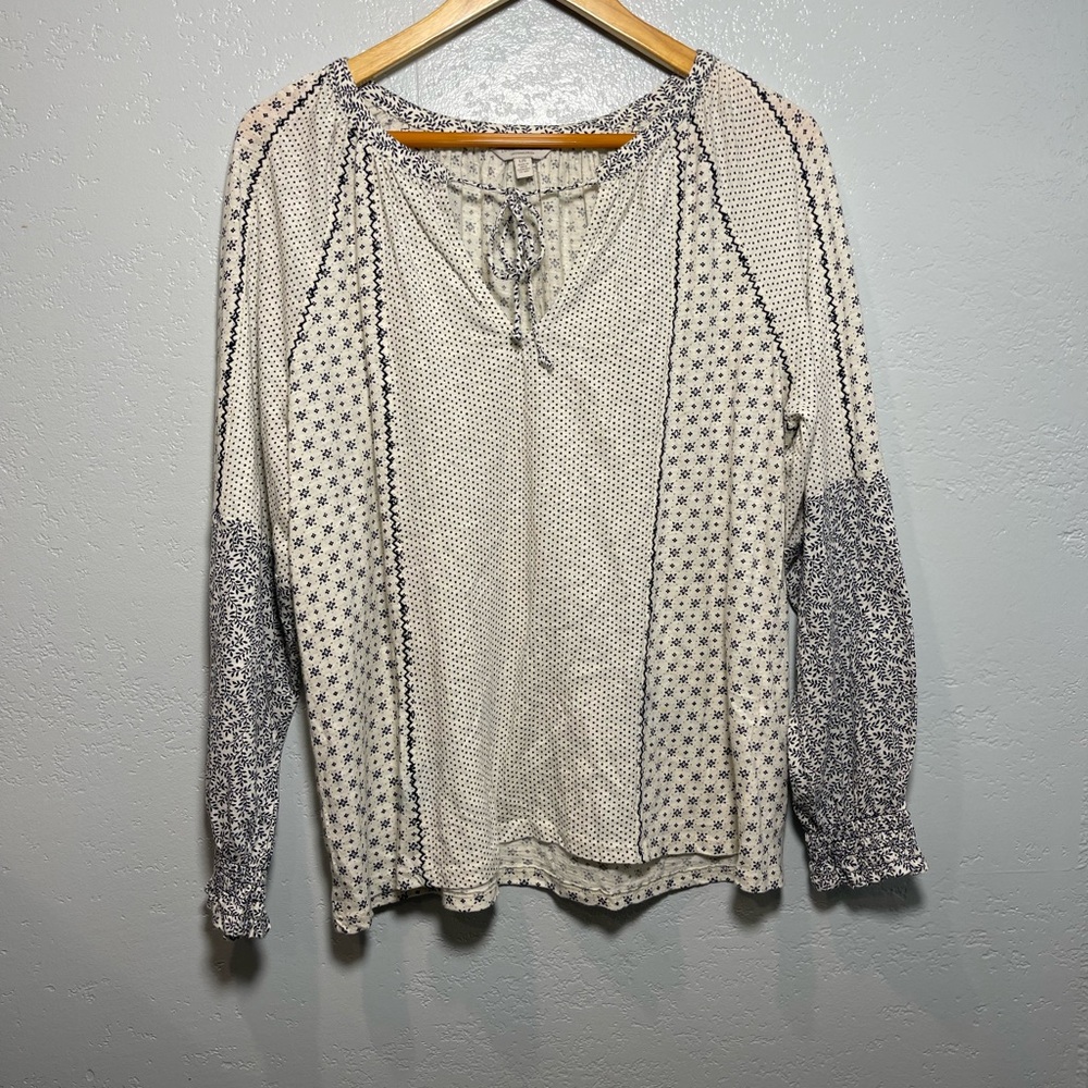 Lucky Brand Women's Patterned Blouse